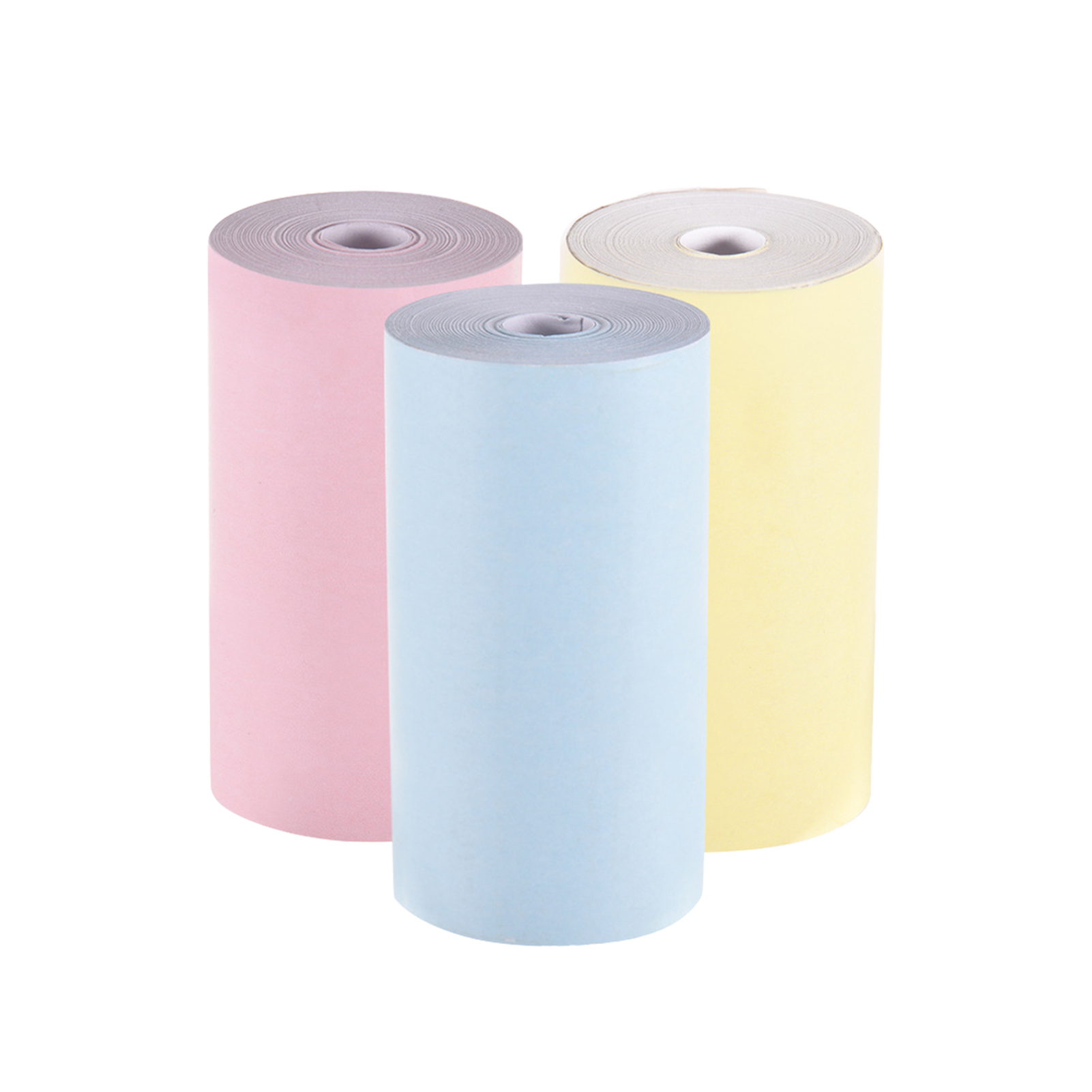 3colors/set Smooth Small Solid 57x30mm Restaurant Mini Thermal Paper Multifunction Portable Photo Printer Supermarket Printing